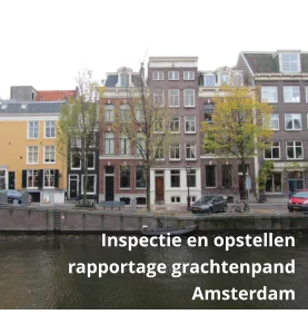 Historisch grachtenpand in Amsterdam – uitgebreide bouwkundige inspectie en conditierapportage
